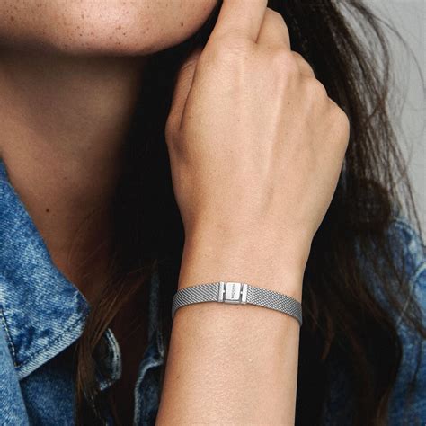 pandora mesh bracelet|Pandora Reflexions™ Mesh Bracelet .